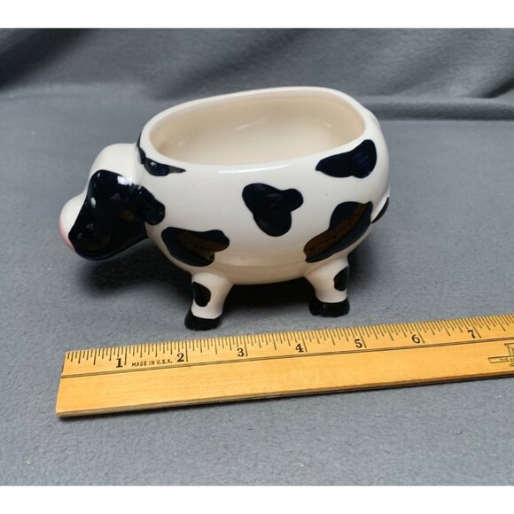 Ceramic Cow Bowl By Boston Warehouse - Picture 8 of 11